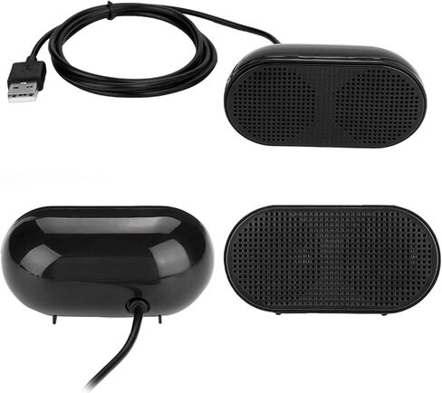 Bewinner Heavy Bass Music, Integrated Power Supply Audio Cable, Mini Size Portable USB Wired Speaker for Desktop Computer,Mini Wire Speaker Compatible with Notebook in Saudi Arabia