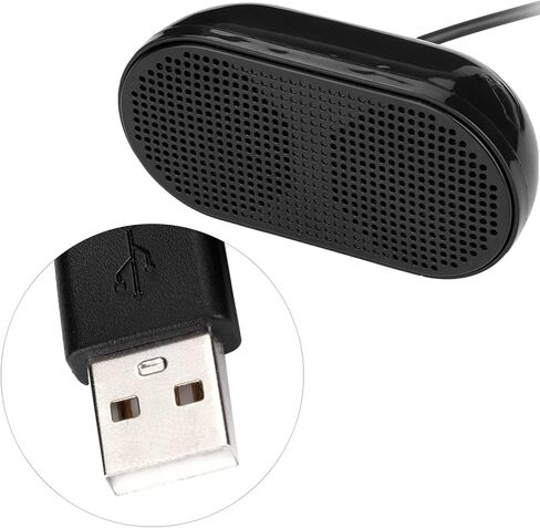 Bewinner Heavy Bass Music, Integrated Power Supply Audio Cable, Mini Size Portable USB Wired Speaker for Desktop Computer,Mini Wire Speaker Compatible with Notebook in Saudi Arabia