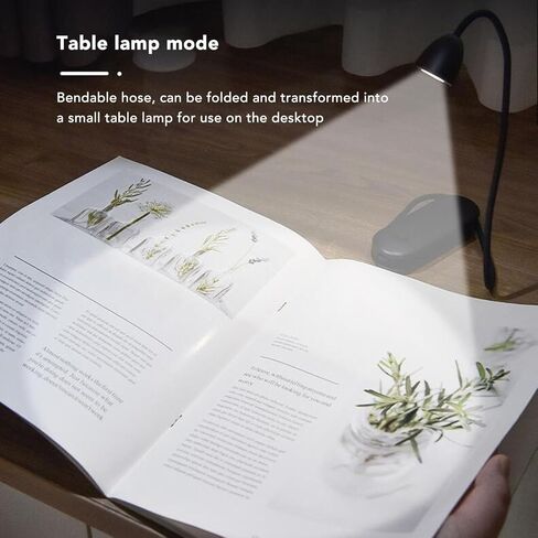 Hyuduo Adjustable Angle Neck Reading Light with Foldable Design, Long Battery Life and Adjustable Lighting for Various Scenarios, for Reading, Working and Sleeping in Kuwait