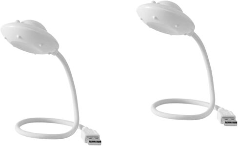 Angoily 2pcs Mini USB Led Light Led Desk Night Light Student Desktop Lamp Creative Table Lamp Eye-Caring Desk Lamp in Saudi Arabia