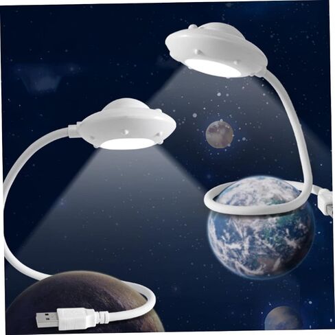 Angoily 2pcs Mini USB Led Light Led Desk Night Light Student Desktop Lamp Creative Table Lamp Eye-Caring Desk Lamp in Saudi Arabia
