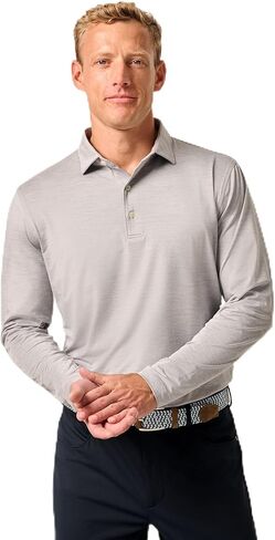 johnnie-O Featherweight Long Sleeve Performance Polo - Swing in Kuwait