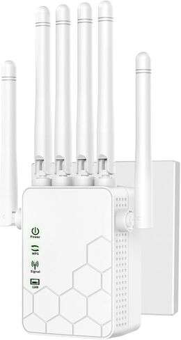 WiFi Extender ، WiFi Extender Signal Booster للتستر على المنزل حتى 11800 متر مربع in Kuwait