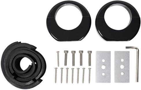 Rockville 2 MAC65B 6.5" 360 Swivel Black Aluminum Wakeboard Tower Speaker Pods in Saudi Arabia