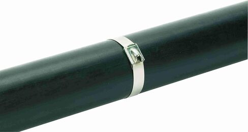 PANDUIT MLTFC4SH-LP316 PAN-STEEL POLYESTER التعادل الكابل المطلي بالكامل ، مقطع عرضي فائق AISI 316 من الفولاذ المقاوم للصدأ ، أسود ، 450 رطلاً ، قوة الشد ، 4.0 "بحزمة الحد الأقصى قطرها ، 0.015" ، عرض 0.63 "، 17.1" طول 50) (حزمة 50) in Saudi Arabia