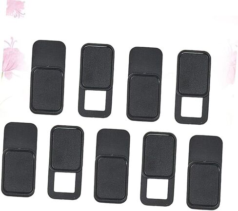 NUOBESTY 9Pcs Webcam Cover Slider Privacy Protect Shutter for Laptop Tablet Compact Design Black in Saudi Arabia