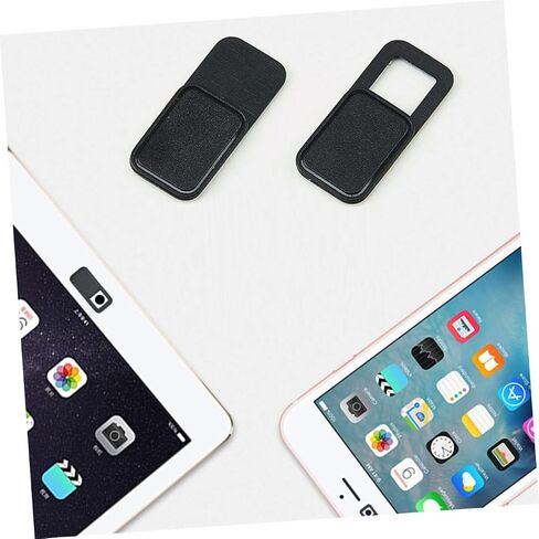 NUOBESTY 9Pcs Webcam Cover Slider Privacy Protect Shutter for Laptop Tablet Compact Design Black in Saudi Arabia