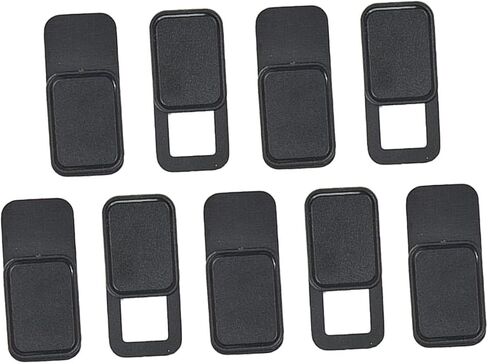 NUOBESTY 9Pcs Webcam Cover Slider Privacy Protect Shutter for Laptop Tablet Compact Design Black in Saudi Arabia