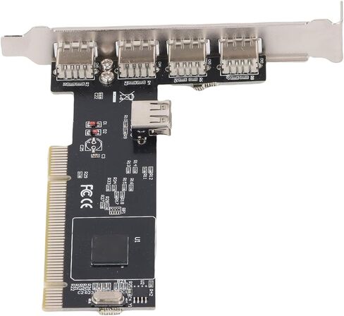 PCI e to USB 2.0 Adapter ، Internal 5 Port 480Mbps High Speed ​​USB 2.0 PCI Hub for Desktop ، 98 Me 2000 2003 Vista Support in Kuwait