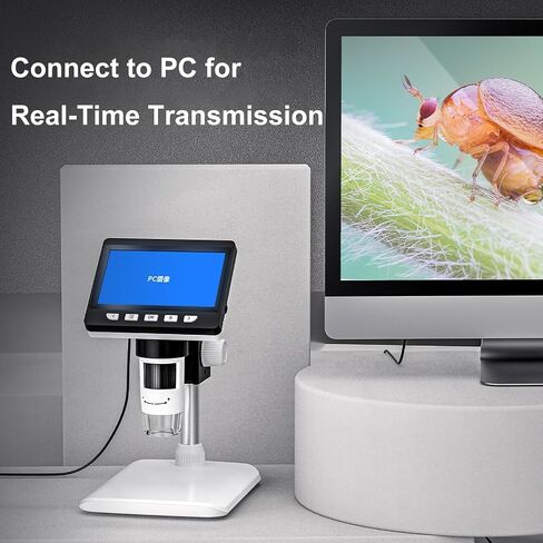 4.3 بوصة من المجهر الرقمي IPS ، التكبير 50x-1000x ، مجهر HD USB الإلكترونيات ، للإصلاح ، عملة ، اكتشاف المجوهرات in Saudi Arabia