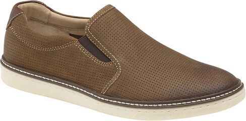 Johnston & Murphy Men's McGuffey Slip-On Tan Perfed Oiled Leather 10.5 M US in Saudi Arabia