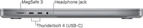 2021 Apple MacBook Pro مع Apple M1 Max Chip (16 بوصة ، ذاكرة وصول عشوائي 32 جيجا بايت ، 512 تخزين SSD) (Qwerty English) Space Gray (متجدد) in Kuwait