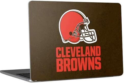 Skinit Skinit Lastop Skin Concerviped مع MacBook Air 13in M4 (2025) - تصميم NFL Cleveland Browns مرخص رسميًا in Saudi Arabia