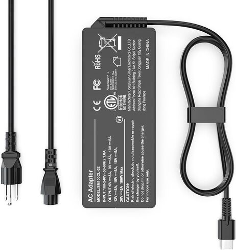 100W USB C Charger Universal Universal مع Chromebook و HP و Lenovo و Acer و Dell و Asus و Mac Book والمزيد من الأجهزة ، محول الطاقة C من النوع C in Kuwait