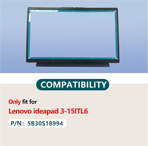 استبدال جديد لـ Lenovo IdeaPad 3-15itl6 LCD LCD الإطار الأمامي غطاء الشاشة B LID 5B30S18994 in Saudi Arabia