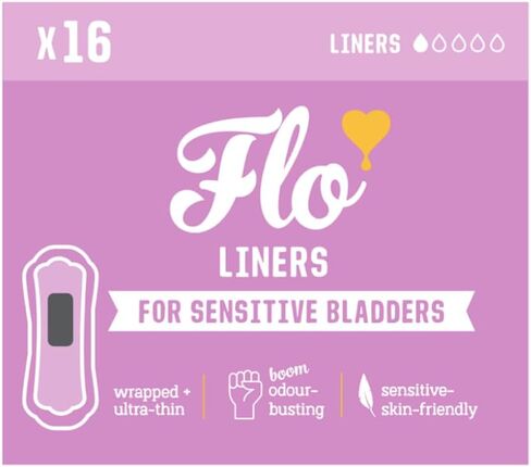 glo Organic Bamboo Incontinence Liners, Plant-Based, Black-and-Woman-Owned, Men, Ostomy, Urinary, Sensitive Bladder, Women, Absorbent Pads, Unscented, Breathable, Mega Pack (96 Liners) in Kuwait