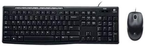 Logitech Media Combo MK200 Full-Size Keyboard and High-Definition Optical Mouse (Renewed) in Saudi Arabia