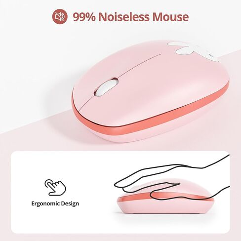 لوحة مفاتيح بيج محايدة ولاسلكية الماوس ، 2.4 جيجا هرتز فأر لوحة مفاتيح بنية اللون الكامل الحجم مع مفاتيح جولة الآلة الكاتبة الرجعية لنوافذ الفتيات ، الكمبيوتر ، أجهزة الكمبيوتر المحمولة ، الكمبيوتر (DOT محايد) in Kuwait