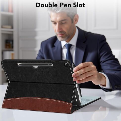 Fintie Case for Microsoft Surface Pro 12st 1st Edition (2025) ، غطاء الأعمال المتعددة لمحفظة عرض الزاوية مع حامل الجيب والطوب ، متوافق مع لوحة مفاتيح غطاء النوع (أرجواني أرجواني) in Saudi Arabia