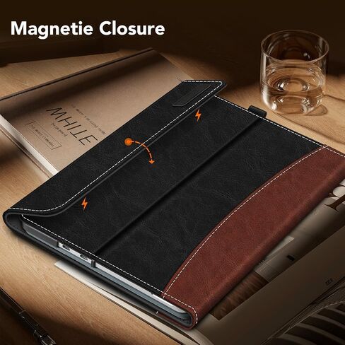 Fintie Case for Microsoft Surface Pro 12st 1st Edition (2025) ، غطاء الأعمال المتعددة لمحفظة عرض الزاوية مع حامل الجيب والطوب ، متوافق مع لوحة مفاتيح غطاء النوع (أرجواني أرجواني) in Saudi Arabia