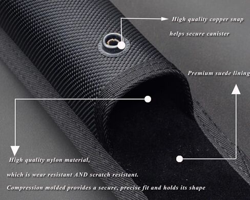 حامل رذاذ OC/MACE لحزام حزام الفلفل الحافظة الحافظة الحافظة MK4 حامل علبة مع رفرف المفاجئة أعلى in Kuwait