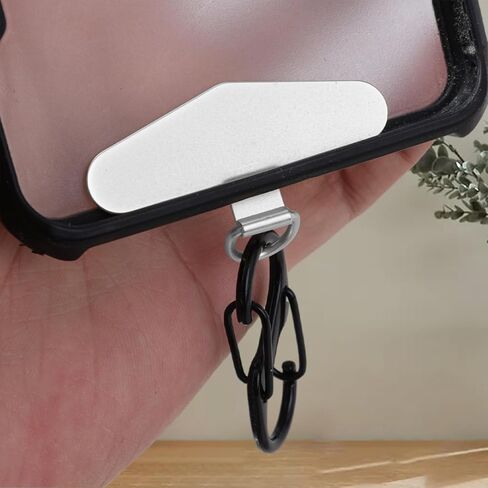 Ultra-thin Metal Phone Straps Replacement Tether Tab Anti-Lost Stainless Steel Phone Lanyard Gasket Hanging Cord Card in Saudi Arabia