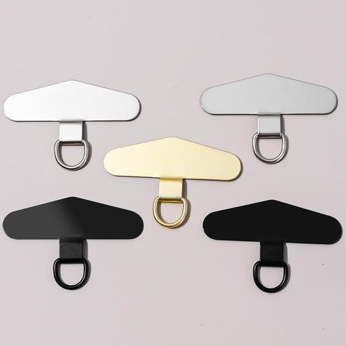 Ultra-thin Metal Phone Straps Replacement Tether Tab Anti-Lost Stainless Steel Phone Lanyard Gasket Hanging Cord Card in Saudi Arabia