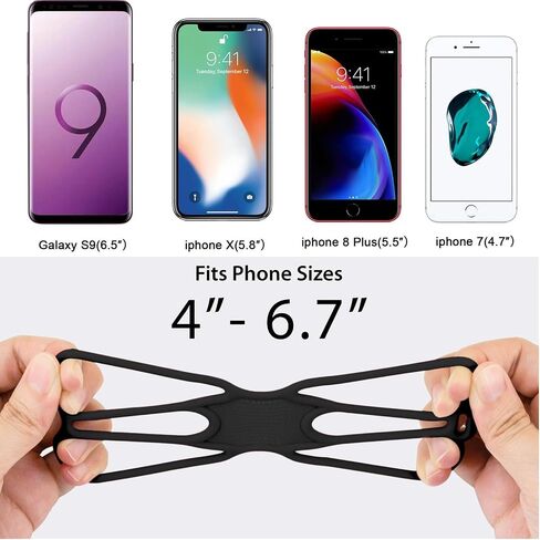 Silicone Phone Strap, Adjustable Neck Hanging Rope for Mobile, Universal Compatibility with Most Smartphones in Saudi Arabia