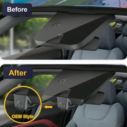 Fitcamx 4K Dash Cam Compatible with Kia EV6 2022-2025 GT GT-Line Light Long Range Wind, OEM Factory Look, UHD 2160P Video, Loop Recording, Built-in WiFi & APP, G-Sensor, Easy to Install, 64GB Card in Saudi Arabia