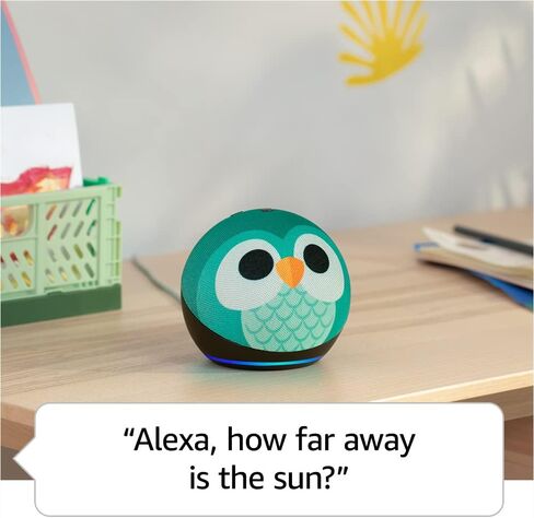 Amazon Entertainment Bundle Including Fire HD8 Kids Pro Tablet (32GB, Hello Teal) + Echo Dot Kids (Owl) in Saudi Arabia