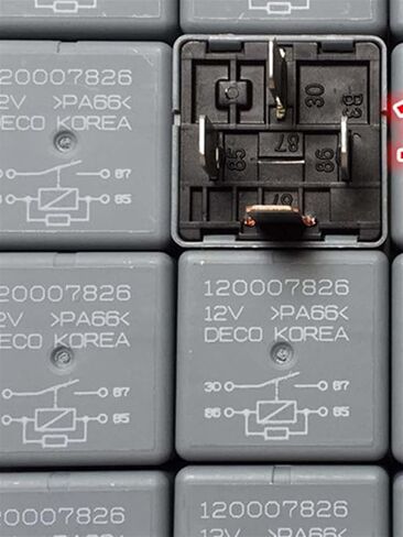 120007826 12V Relay 12VDC 4Pins (2pcs) in Kuwait