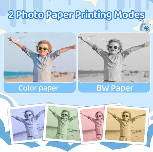 Kids Camera Instant Print,Kids Digital Camera Toys Christmas Birthday Gifts for Girls Age 3-12(Pink) in Saudi Arabia