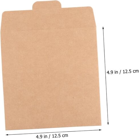 30pcs kraft paper cd dvd sleeves disc paper bag kraft cd in Kuwait