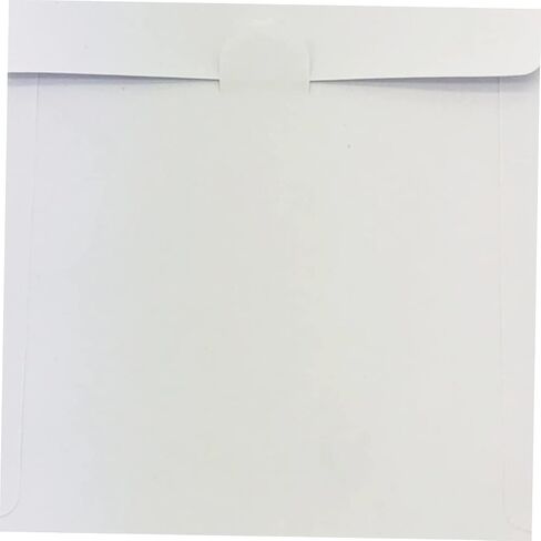 100 PCS CD Paper Pags Case DVD Case for Home Cinema White CD Wallet Window Design لتنظيم الأقراص in Saudi Arabia