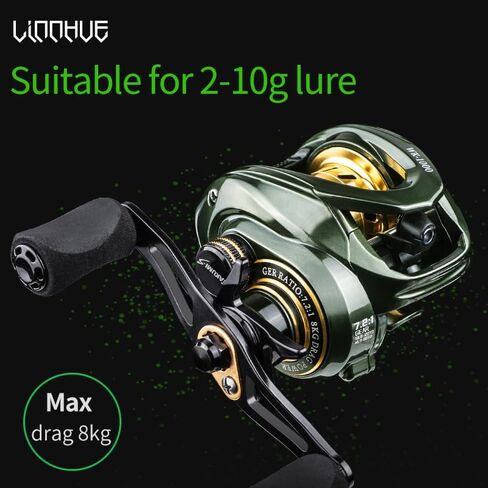 Throwing Bait-Type Water Drop Wheel Lua Micro-Thing Long-Throw Anti-Exploding line unloading Force 8KG Metal Long-Throw Fishing Reel 6:3-Speed Fishing Reel in Saudi Arabia