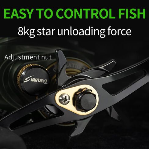 Throwing Bait-Type Water Drop Wheel Lua Micro-Thing Long-Throw Anti-Exploding line unloading Force 8KG Metal Long-Throw Fishing Reel 6:3-Speed Fishing Reel in Saudi Arabia
