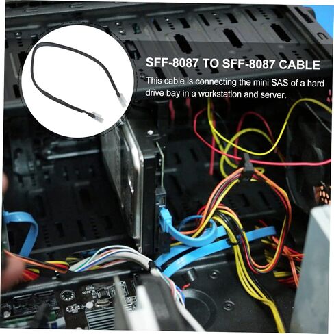 2pcs mini mini cord لأنظمة تخزين البيانات كابل داخلي عالي الأداء للخوادم للخوادم. in Saudi Arabia