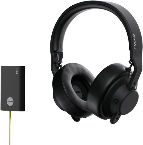 AIAIAI TMA-2 Professional Studio Wireless Headones ، LINK LONDANT W+ ULTRA LOND ، وحدات مع برامج تشغيل سيلولوز بيولوجية 40 مم ، بطارية من 20 إلى 40 ساعة ، وسادات أذن رغوة الذاكرة ، و Bluetooth in Kuwait