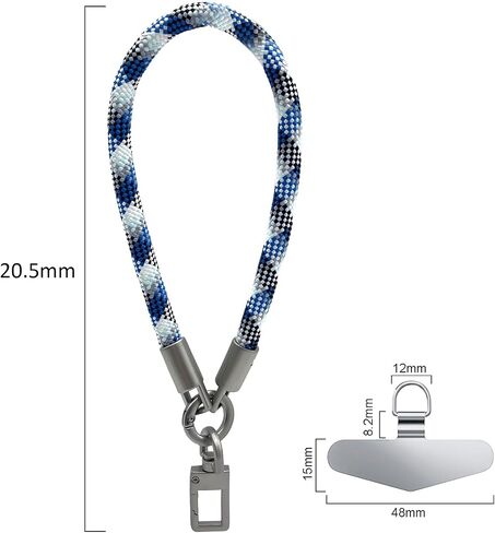 حزام Tenoc Universal Phone Wrist ، حبل نايلون ملون متوافق مع معظم الهواتف المحمولة in Saudi Arabia