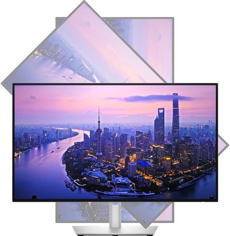 Dell U2725QE Ultrasharp 27 "4K UHD 3840x2160 120Hz IPS Black Thunderbolt Hub حزمة مراقبة مزدوجة in Saudi Arabia