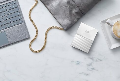 WD 2TB White My Passport Portable External Hard Drive - USB 3.0 - WDBYFT0020BWT-WESN in Saudi Arabia