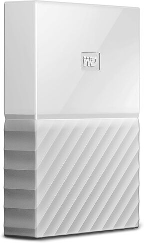 WD 2TB White My Passport Portable External Hard Drive - USB 3.0 - WDBYFT0020BWT-WESN in Saudi Arabia