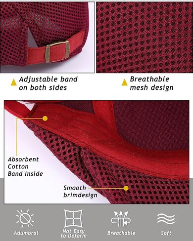 Chuarry 8 Pack Men's Mesh Flat Cap Breathable Summer Newsboy Hat Cabbie Driving Hats for Men in Kuwait