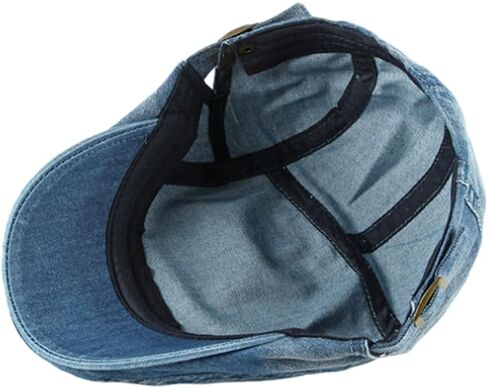 2 Pack Mens Denim Cotton Newsboy Cap Ivy Gatsby Driving Hunting Cabbie Hats in Kuwait
