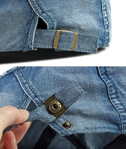 2 Pack Mens Denim Cotton Newsboy Cap Ivy Gatsby Driving Hunting Cabbie Hats in Kuwait