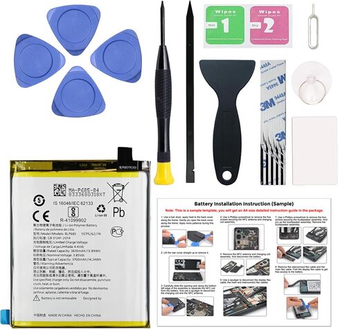 Replacement Battery for OnePlus 6T, New 0-Cycled Li-ion Battery BLP685 for A6010 A6013, Includes Toolkit & Instruction Manual in Saudi Arabia