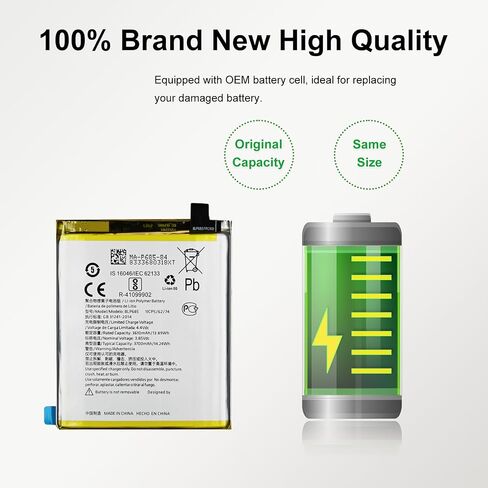 Replacement Battery for OnePlus 6T, New 0-Cycled Li-ion Battery BLP685 for A6010 A6013, Includes Toolkit & Instruction Manual in Saudi Arabia