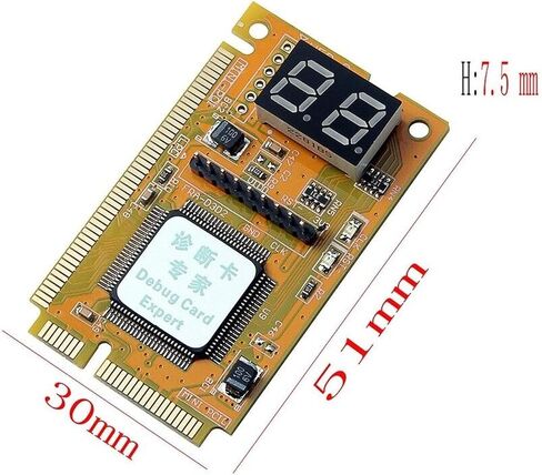 Laptop Diagnostic Card Debug Card, PCI PCI-E LPC Tester Diagnostic Post Test Card in Saudi Arabia