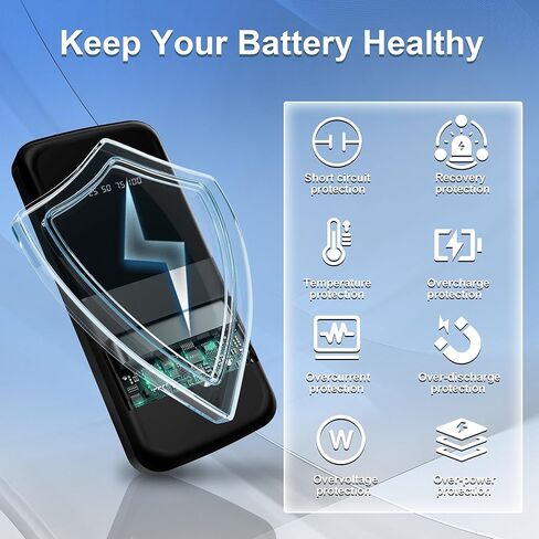 شاحن محمول من Sle-Tech مع Cables In Slim Portable Charger Bank 4 مخرجات 3 IUtputs مع حزمة بطارية سفر عرض LED (10000 مللي أمبير في الساعة) in Kuwait