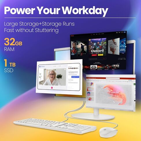 HP Pavilion 27-D0057C ALL-In-One Touch SCREFTOP ، AMD RYZEN 7 4800H ، 12GB RAM ، 256GB SSD 1TB HDD ، AMD Radeon Graphics ، Windows 10 Home ، 13Z70AAR#ABA (READED) in Kuwait